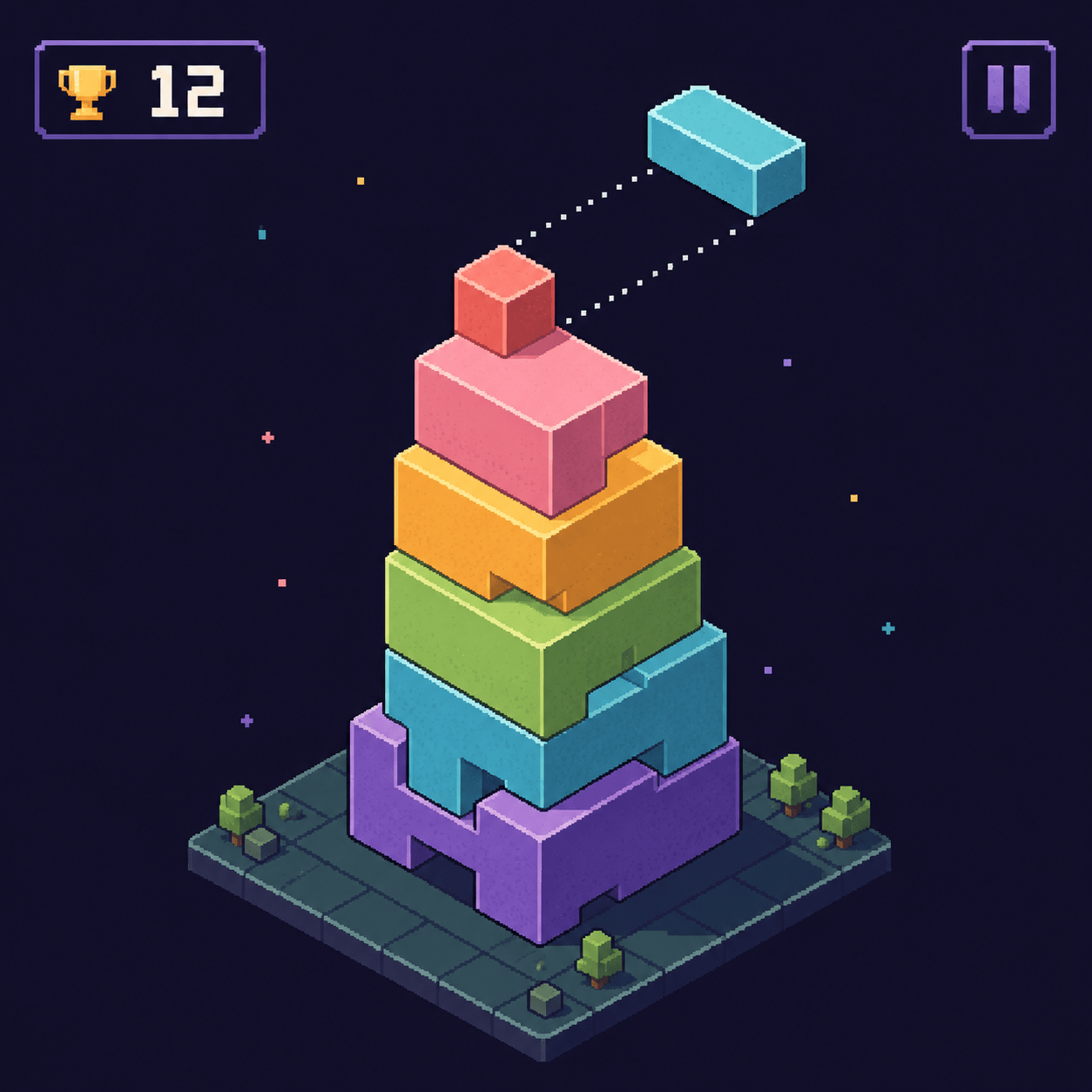 Tower Block — Apila bloques y bate tu récord