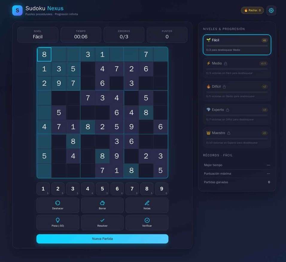 Sudoku Online Gratis — Juega sin Descargar